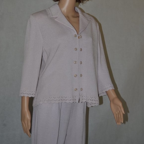 " BEAUTIFUL " ST . JOHN COLLECTION BY MARIE GRAY LIGHT PURPLE  SIZE 12/ 10 - Picture 3 of 14